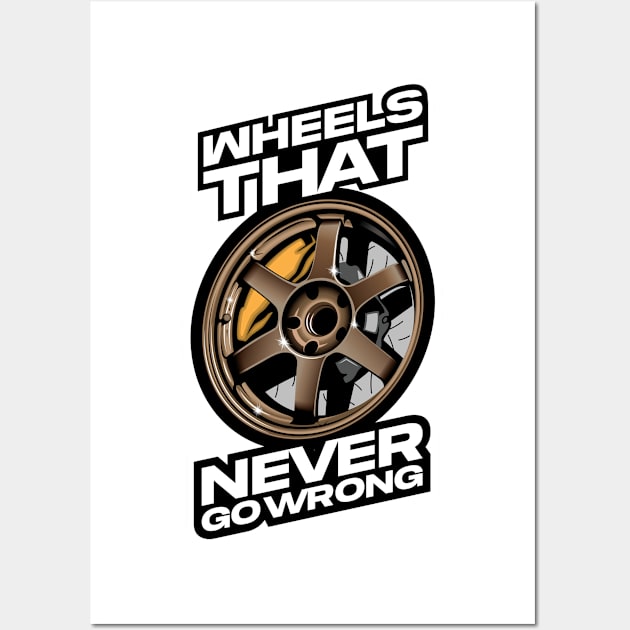 Wheels That Never Go Wrong Wall Art by Lazy Monday